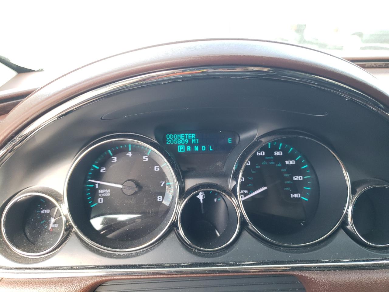 2013 Buick Enclave VIN 5GAKRDKD7DJ260628 Copart auction photo, front end damage thumbnail 9