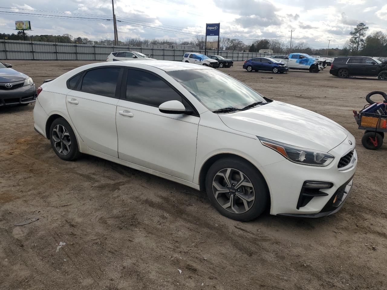 2019 KIA Forte VIN 3KPF24AD5KE051369 Copart auction photo, rear end damage thumbnail 4