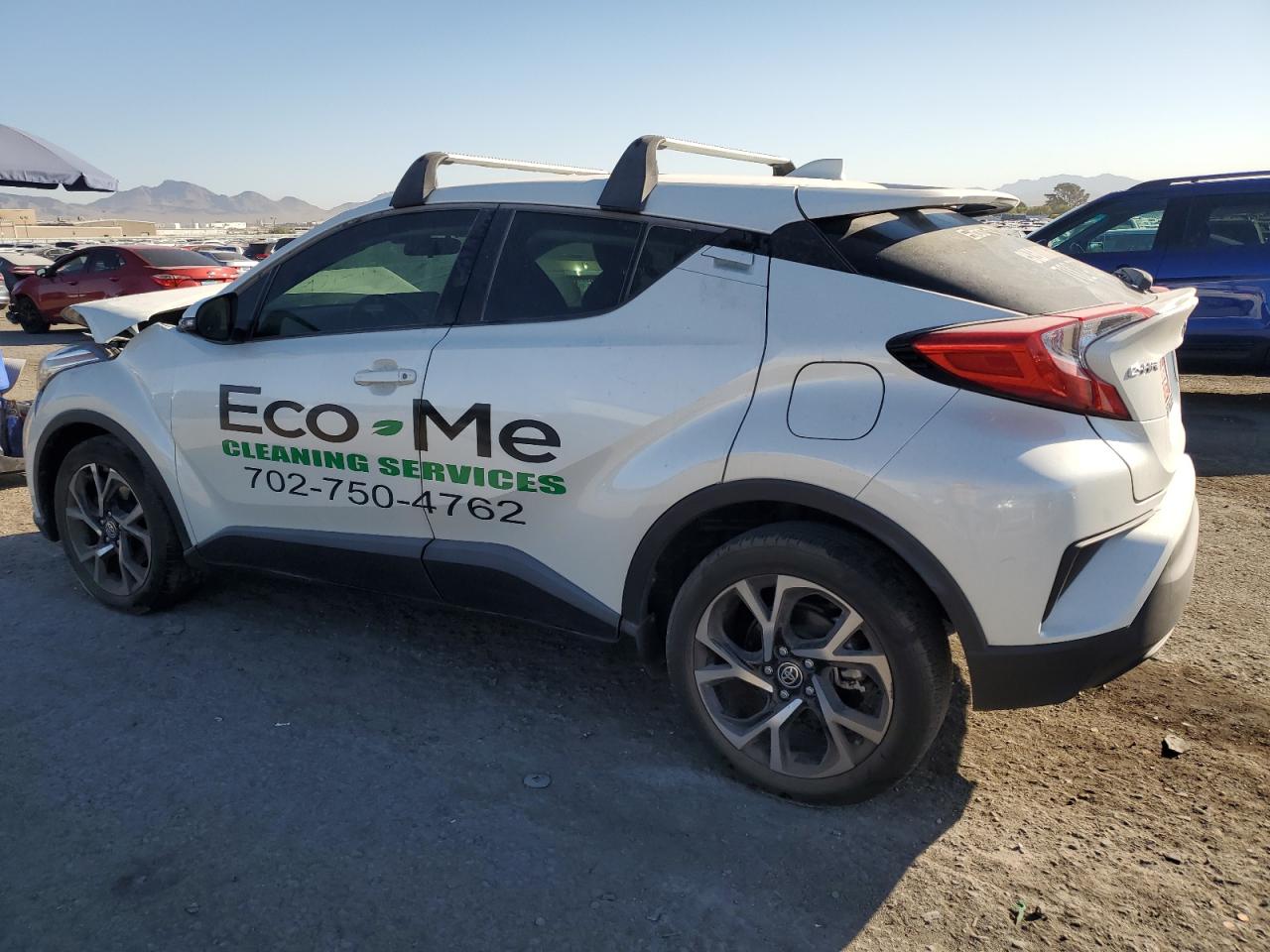 2020 Toyota C-HR VIN JTNKHMBX6L1084354 Copart auction photo, front end / rear end damage thumbnail 2