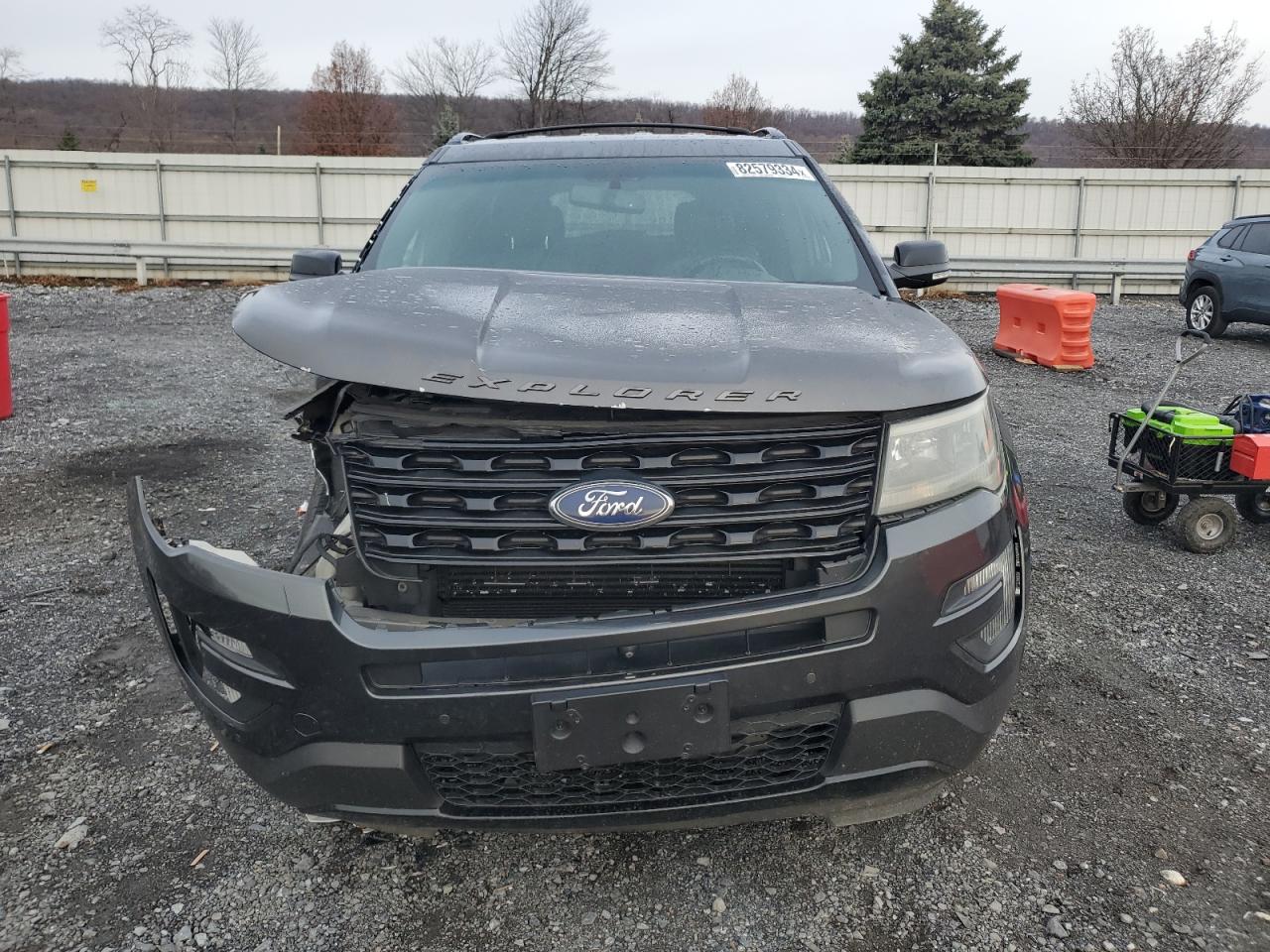 2016 Ford Explorer VIN 1FM5K8GT7GGA60224 Copart auction photo, front end / rear end damage thumbnail 5