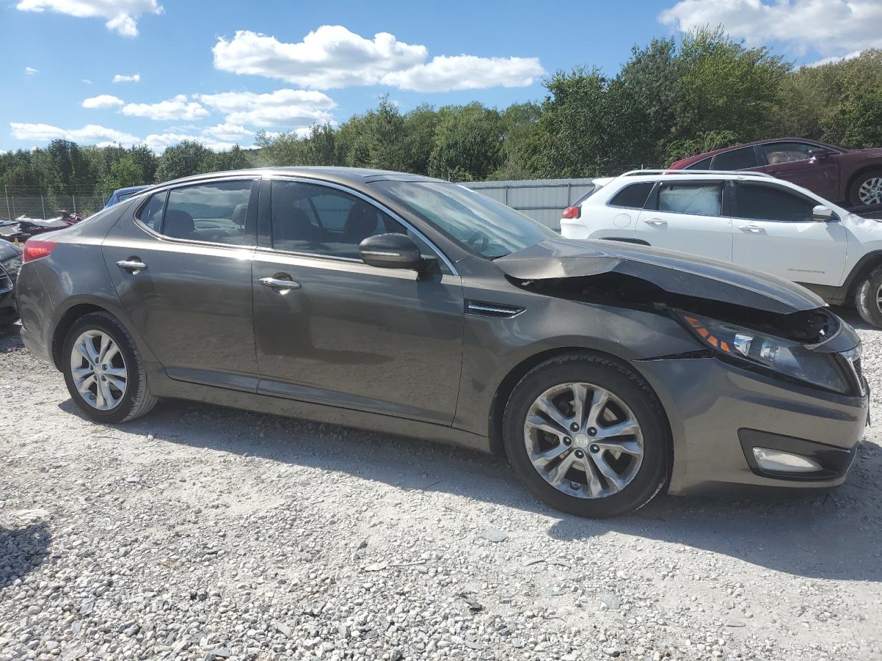 2013 KIA Optima VIN 5XXGN4A74DG164407 Copart auction photo, front end damage thumbnail 4