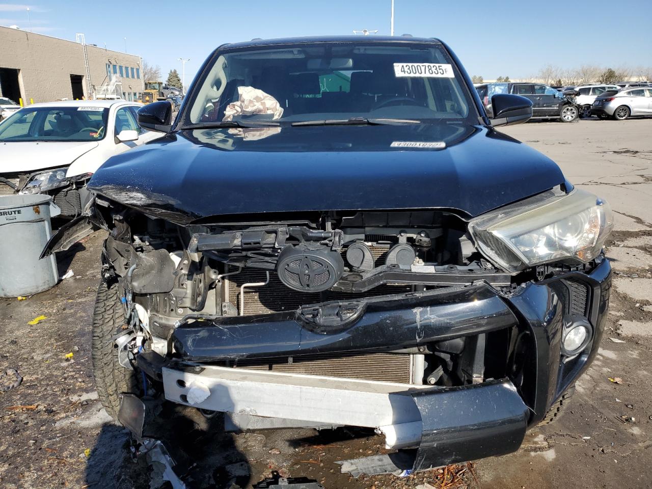 2014 Toyota 4Runner VIN JTEZU5JR5E5066684 Copart auction photo, front end damage thumbnail 5
