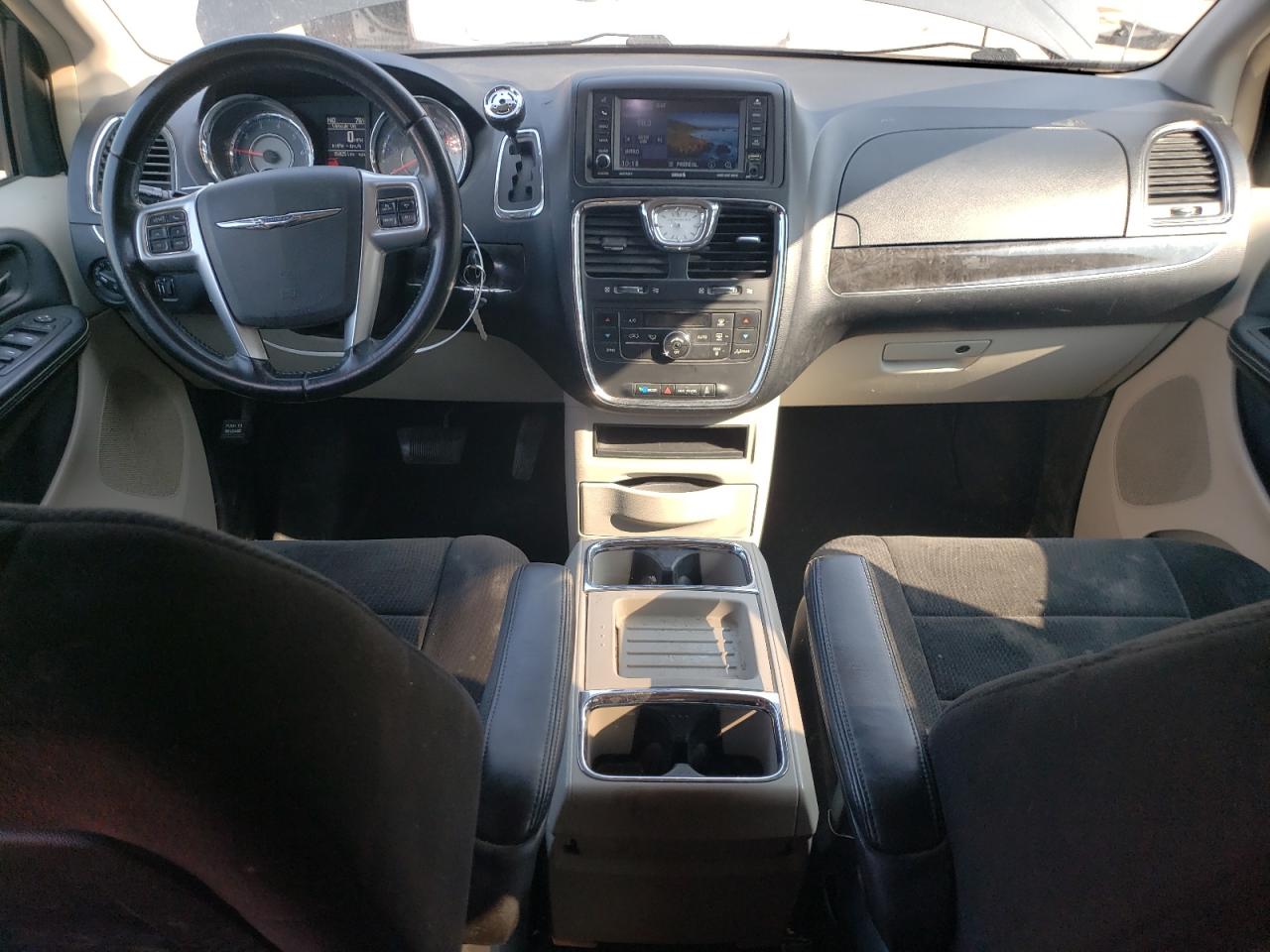 2012 Chrysler Town & Country VIN 2C4RC1BG2CR175228 Copart auction photo, front end / side damage thumbnail 8