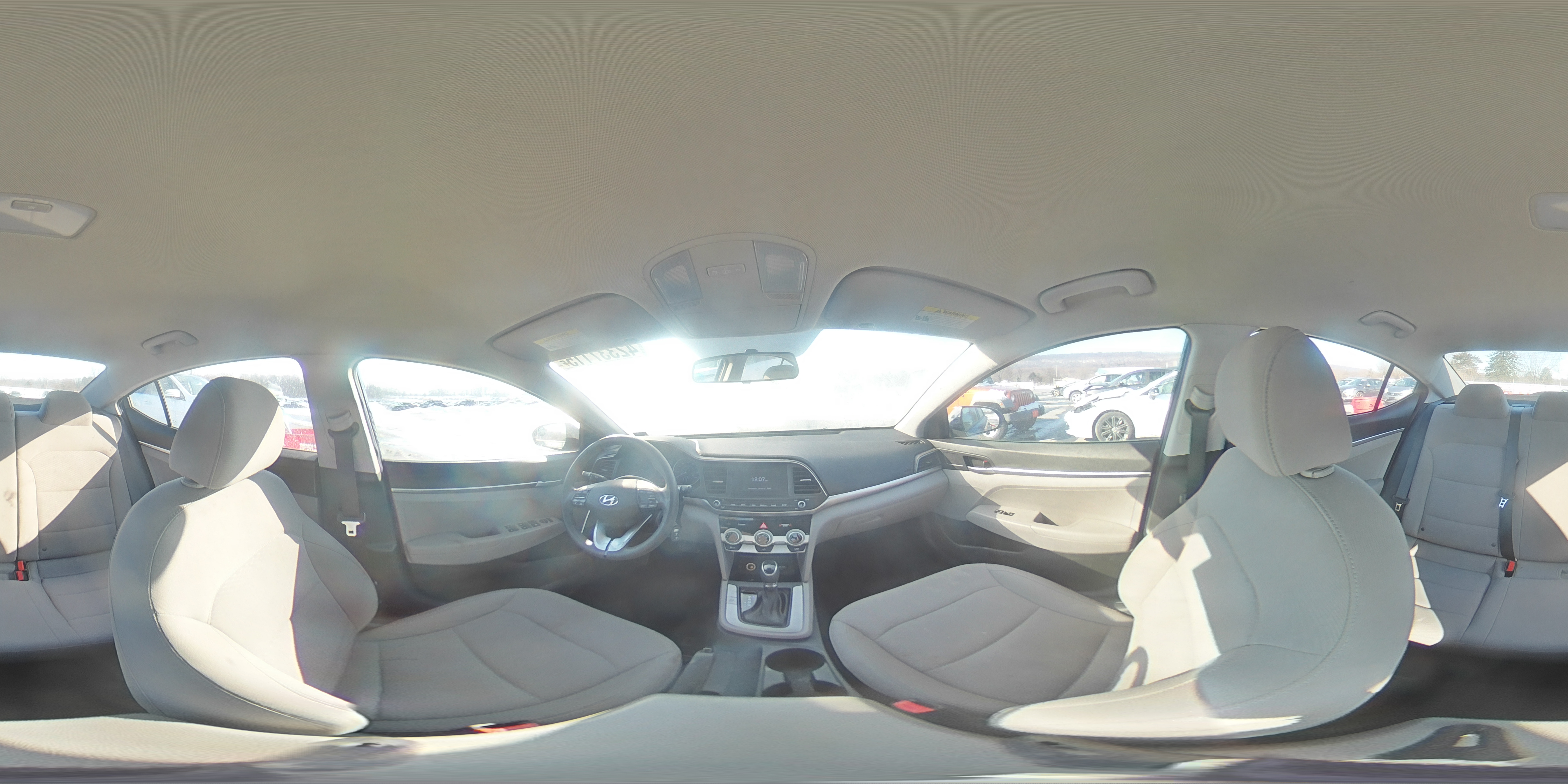 2019 Hyundai Elantra VIN 5NPD74LF7KH496277 Copart auction photo, front end / minor dent/scratches damage thumbnail 13