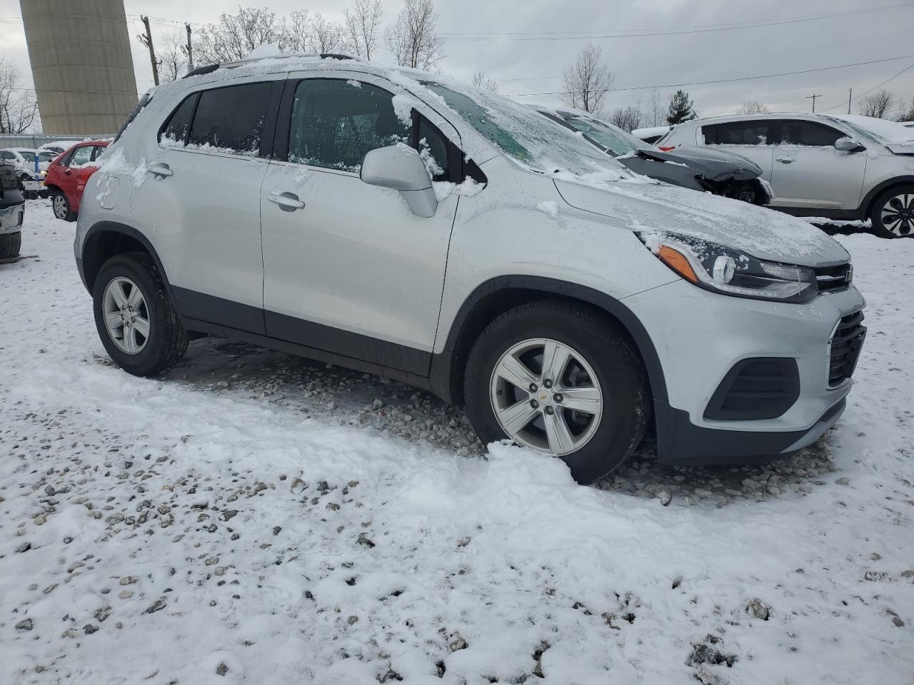 2017 Chevrolet Trax VIN KL7CJLSB4HB152743 Copart auction photo, side / front end damage thumbnail 4