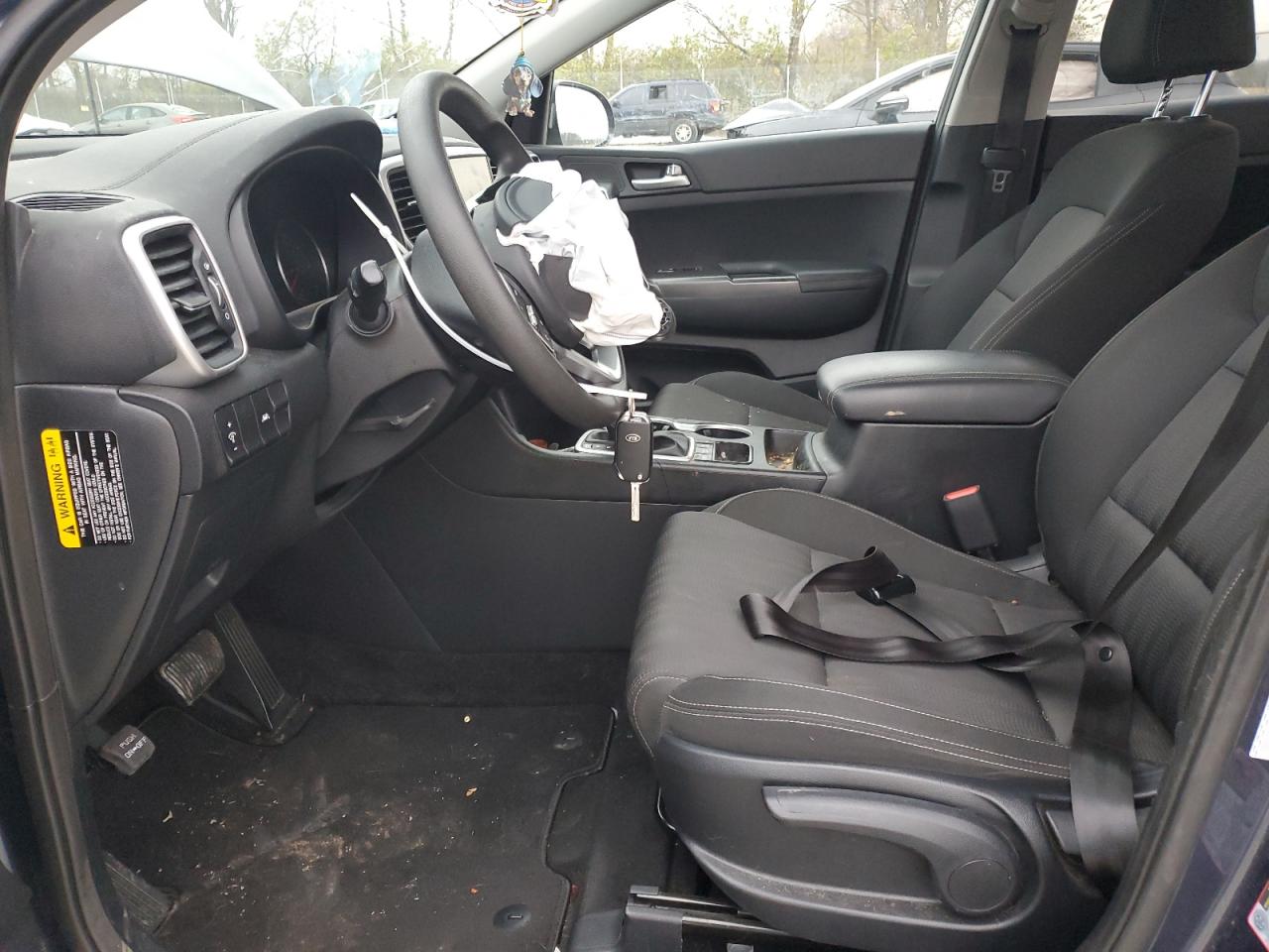 2022 KIA Sportage VIN KNDPMCAC3N7015085 Copart auction photo, mechanical / front end damage thumbnail 7