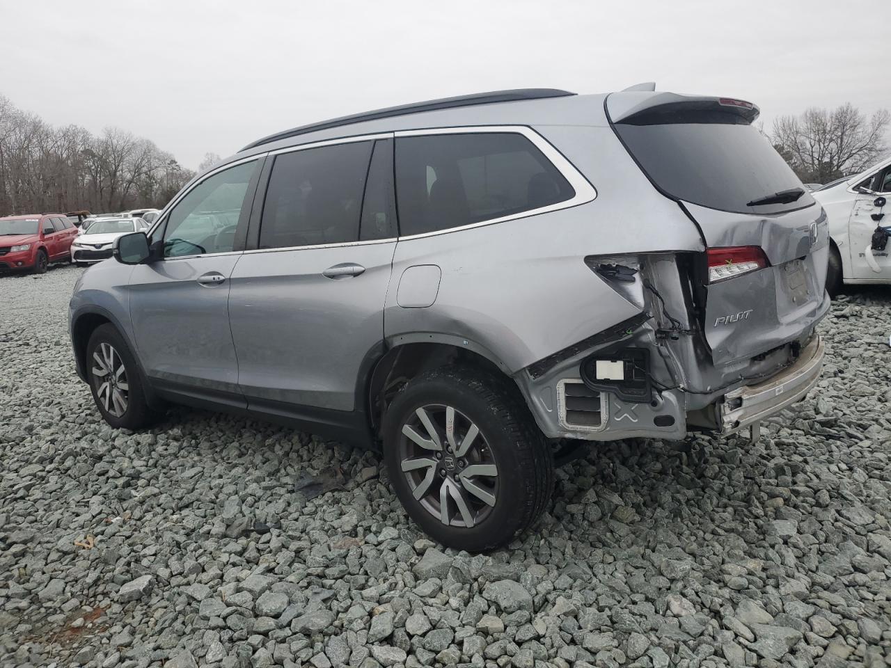 2020 Honda Pilot VIN 5FNYF6H3XLB065480 Copart auction photo, rear end damage thumbnail 2