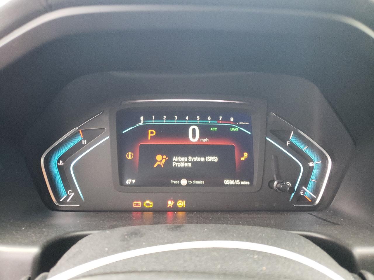 2019 Honda Odyssey VIN 5FNRL6H70KB097109 Copart auction photo, side damage thumbnail 9