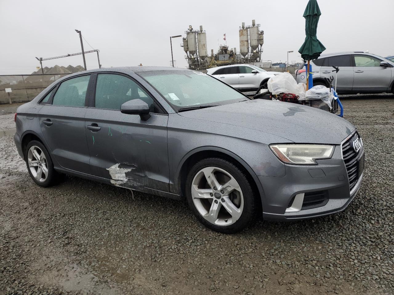 2017 Audi A3 VIN WAUAUGFF7H1054458 Copart auction photo, all over damage thumbnail 4