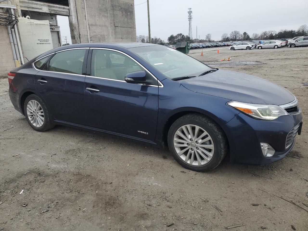 2013 Toyota Avalon VIN 4T1BD1EB7DU009186 Copart auction photo, side / rear end damage thumbnail 4
