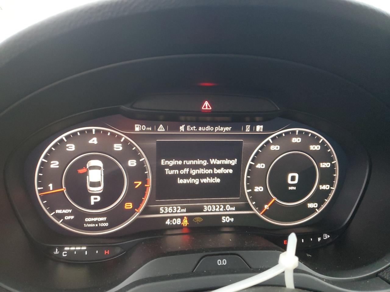 2019 Audi A3 VIN WAUJEGFF7K1017978 Copart auction photo, vandalism damage thumbnail 9