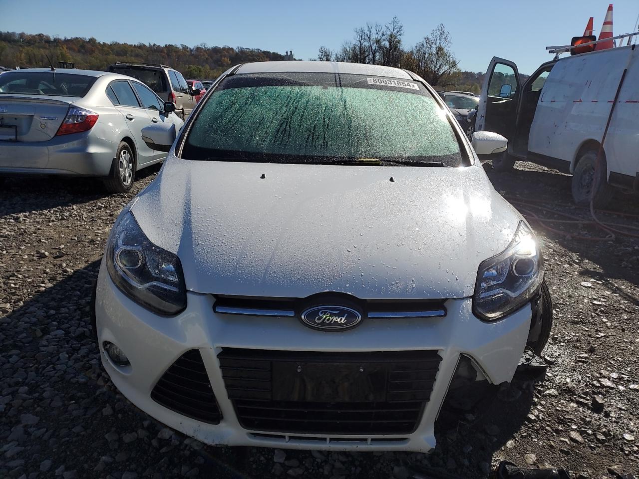 2014 Ford Focus VIN 1FADP3N25EL281393 Copart auction photo, front end damage thumbnail 5