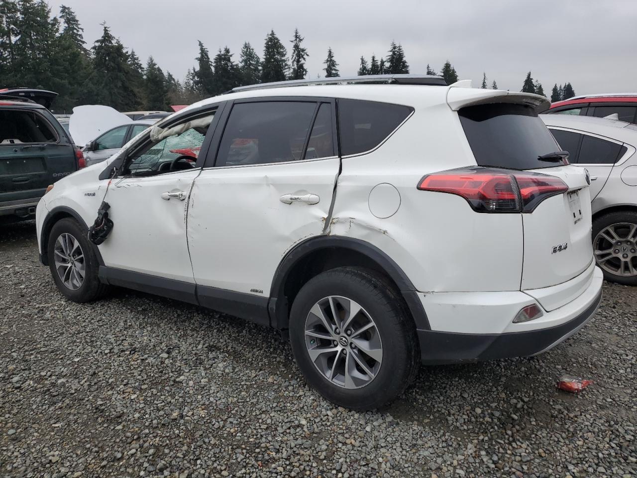2018 Toyota RAV 4 VIN JTMRJREV8JD172753 Copart auction photo, rollover damage thumbnail 2