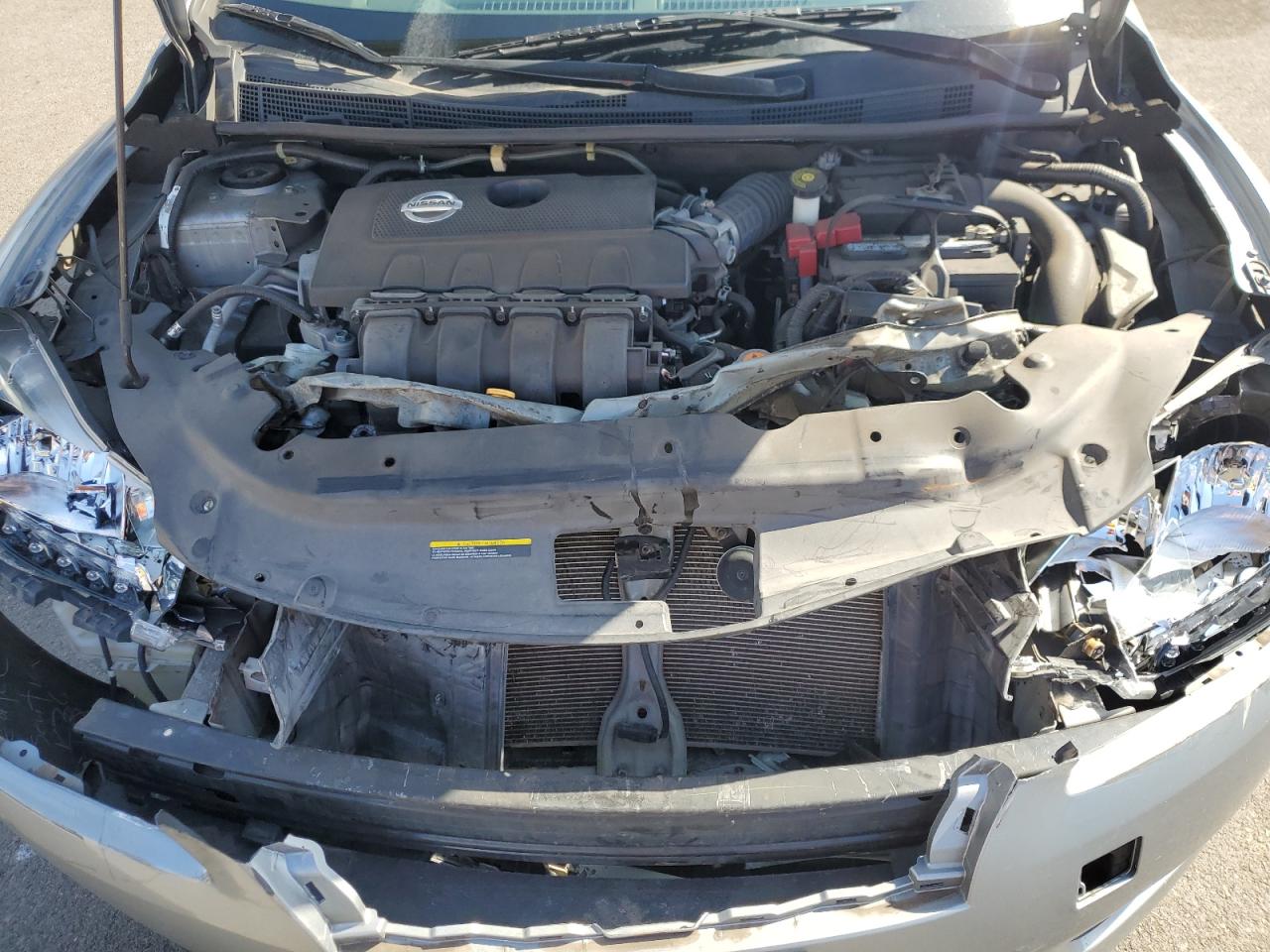 2014 Nissan Sentra VIN 3N1AB7AP3EY223491 Copart auction photo, front end / side damage thumbnail 11