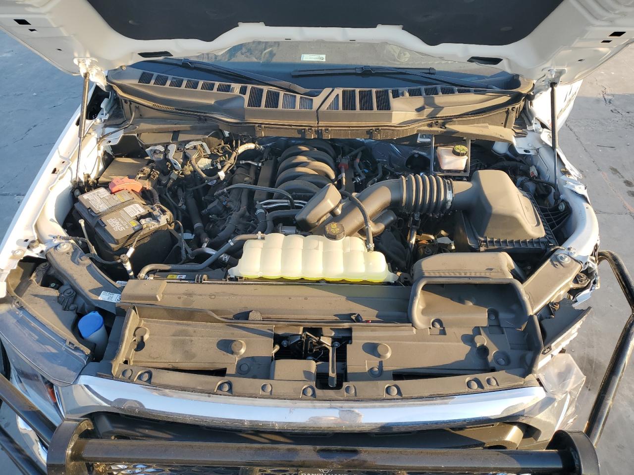 2023 Ford F-150 VIN 1FTEW1C53PKF00783 Copart auction photo, front end / side damage thumbnail 11