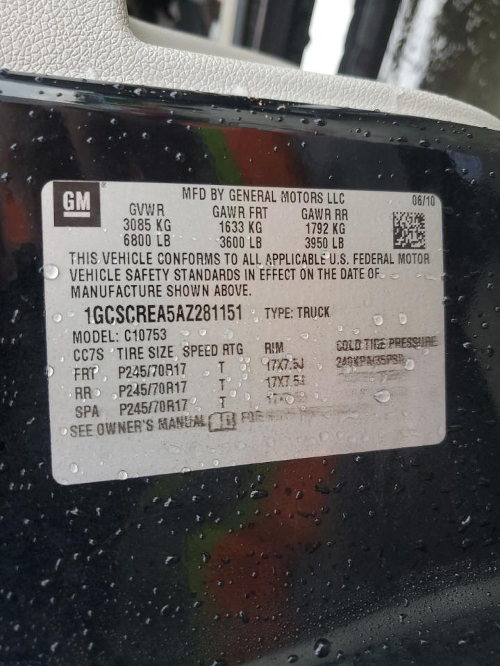 2011 Chevrolet Silverado VIN 3GCPKSE35BG176807 Copart auction photo, rollover damage thumbnail 12