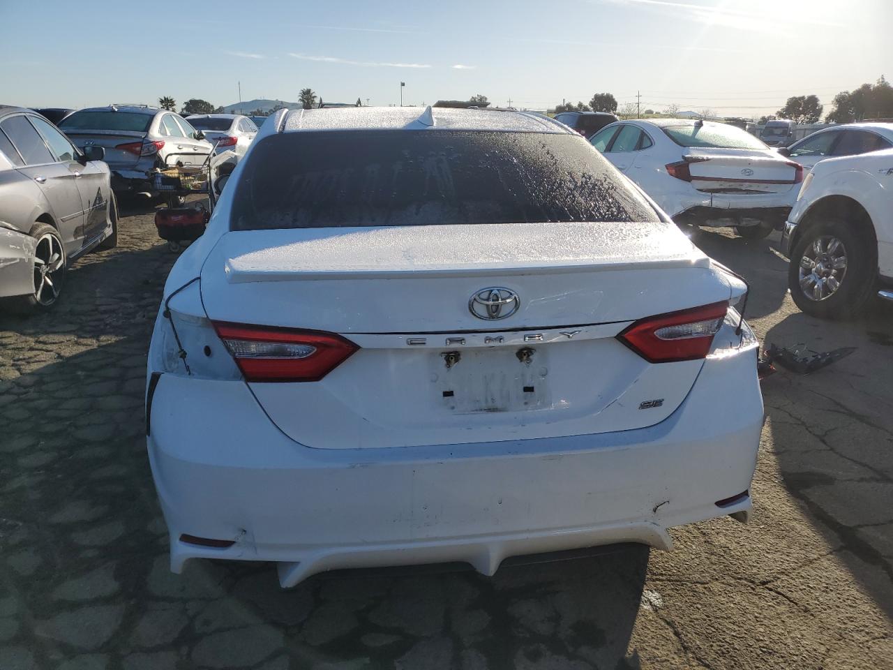 2019 Toyota Camry VIN 4T1B11HK0KU219095 Copart auction photo, rear end damage thumbnail 6