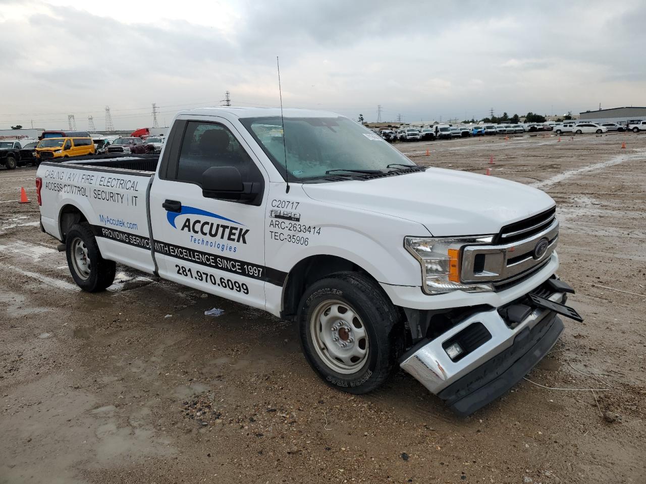 2019 Ford F-150 VIN 1FTMF1C59KKC79016 Copart auction photo, rear end / front end damage thumbnail 4