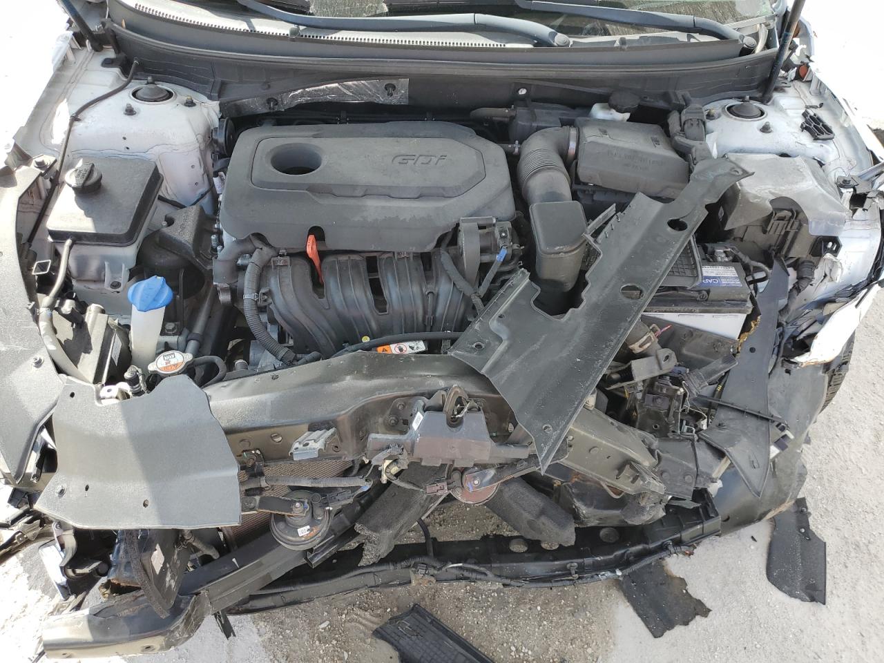 2019 Hyundai Sonata VIN 5NPE34AF2KH737746 Copart auction photo, front end / mechanical damage thumbnail 13