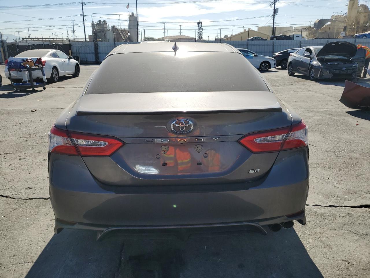 2020 Toyota Camry VIN 4T1G11AK4LU367817 Copart auction photo, front end / side damage thumbnail 6
