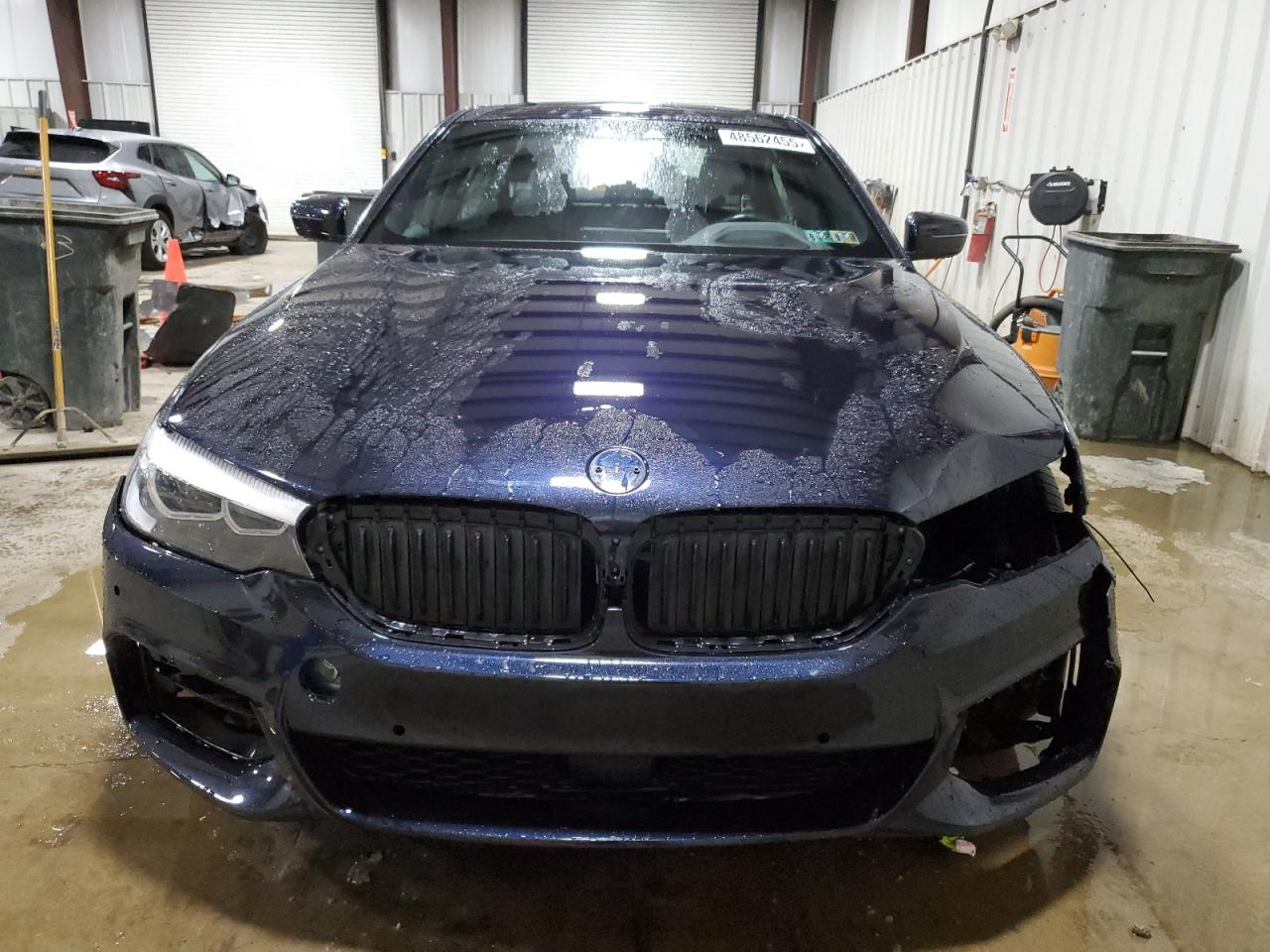 2019 BMW 5er VIN WBAJA7C59KWW39007 Copart auction photo, front end damage thumbnail 5