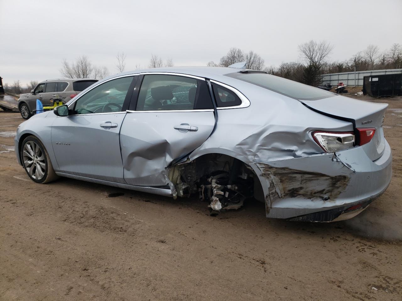 2017 Chevrolet Malibu VIN 1G1ZE5ST9HF264283 Copart auction photo, side / undercarriage damage thumbnail 2