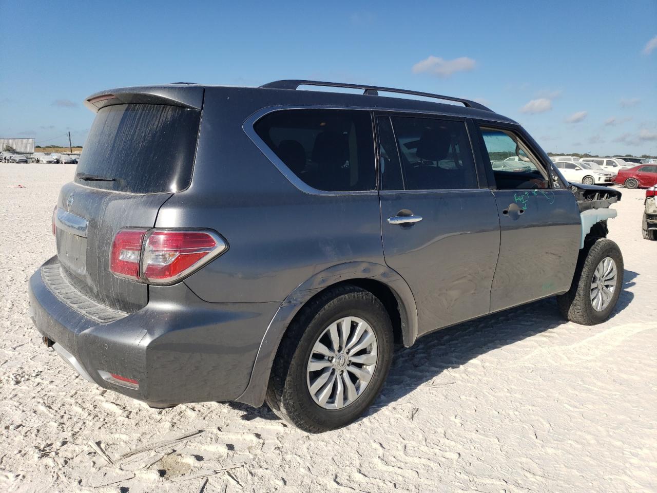 2017 Nissan Armada VIN JN8AY2NC2H9506775 Copart auction photo, front end damage thumbnail 3