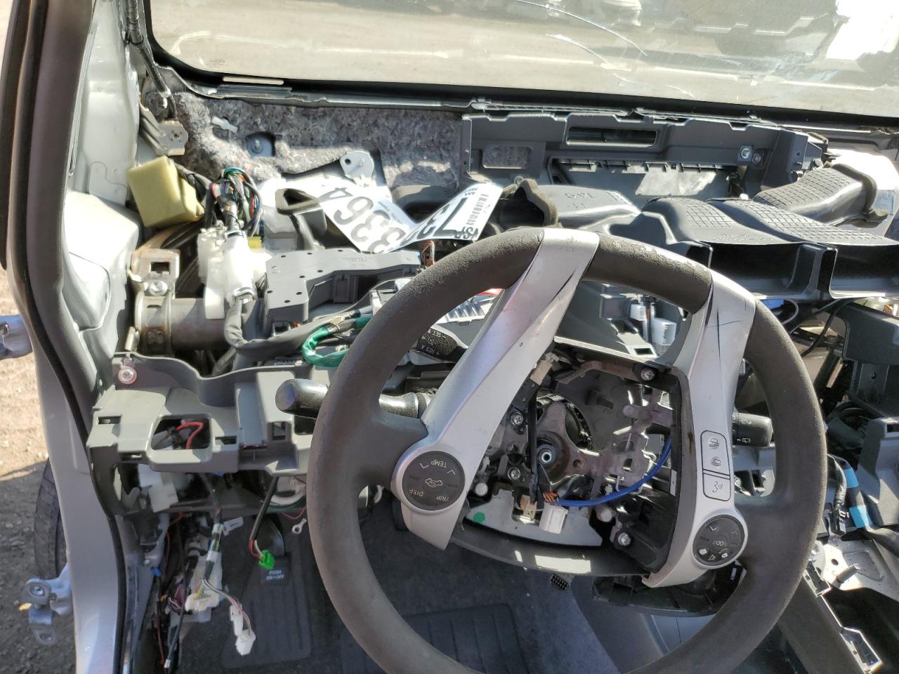 2010 Toyota Prius VIN JTDKN3DU1A0025452 Copart auction photo, stripped damage thumbnail 9