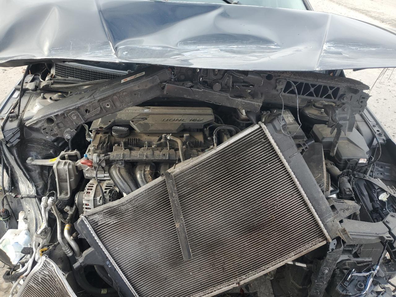 2021 Hyundai Elantra VIN KMHLL4AG8MU128634 Copart auction photo, front end / rear end damage thumbnail 13