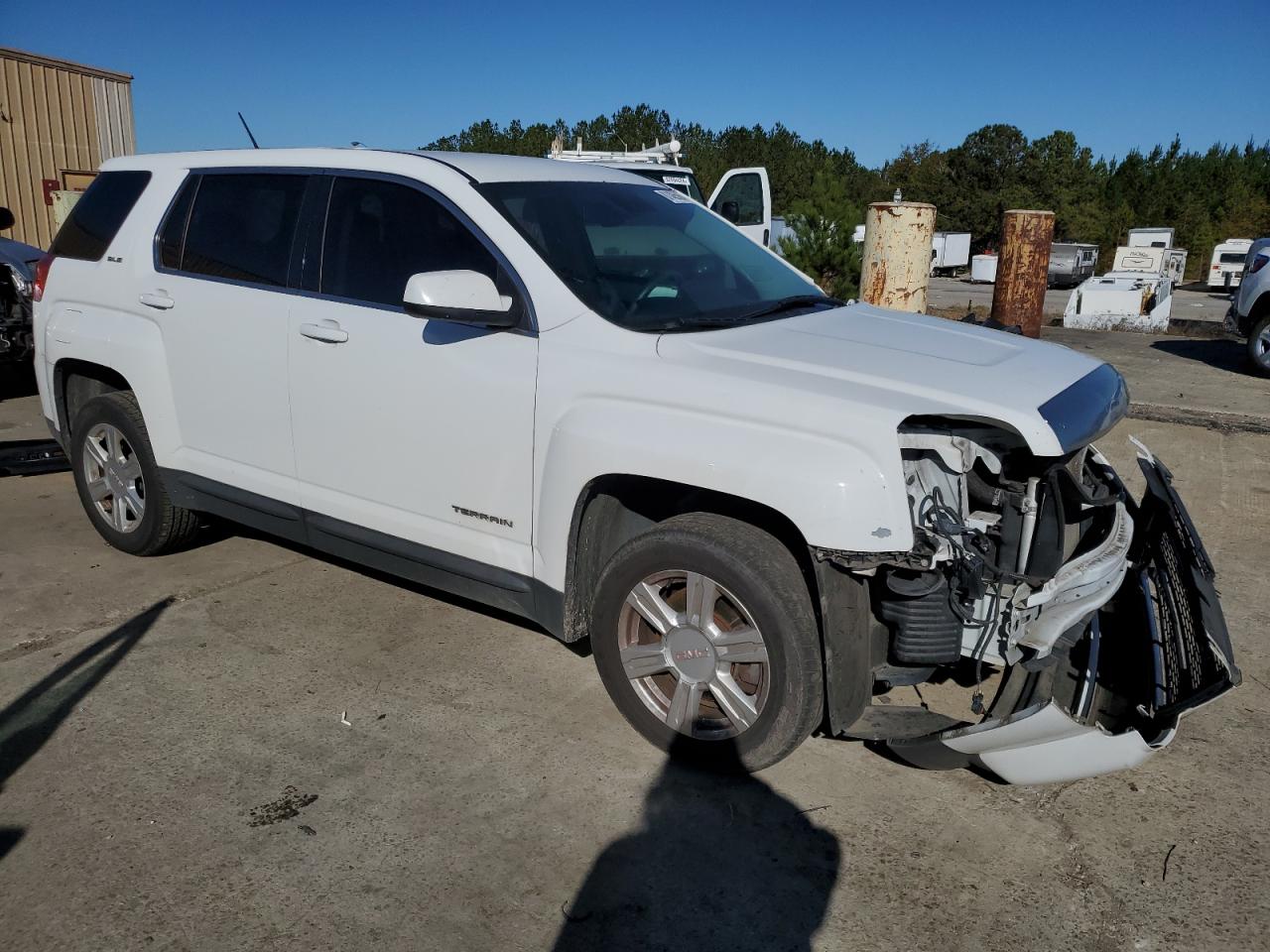 2014 GMC Terrain VIN 2GKALMEK8E6121035 Copart auction photo, front end damage thumbnail 4