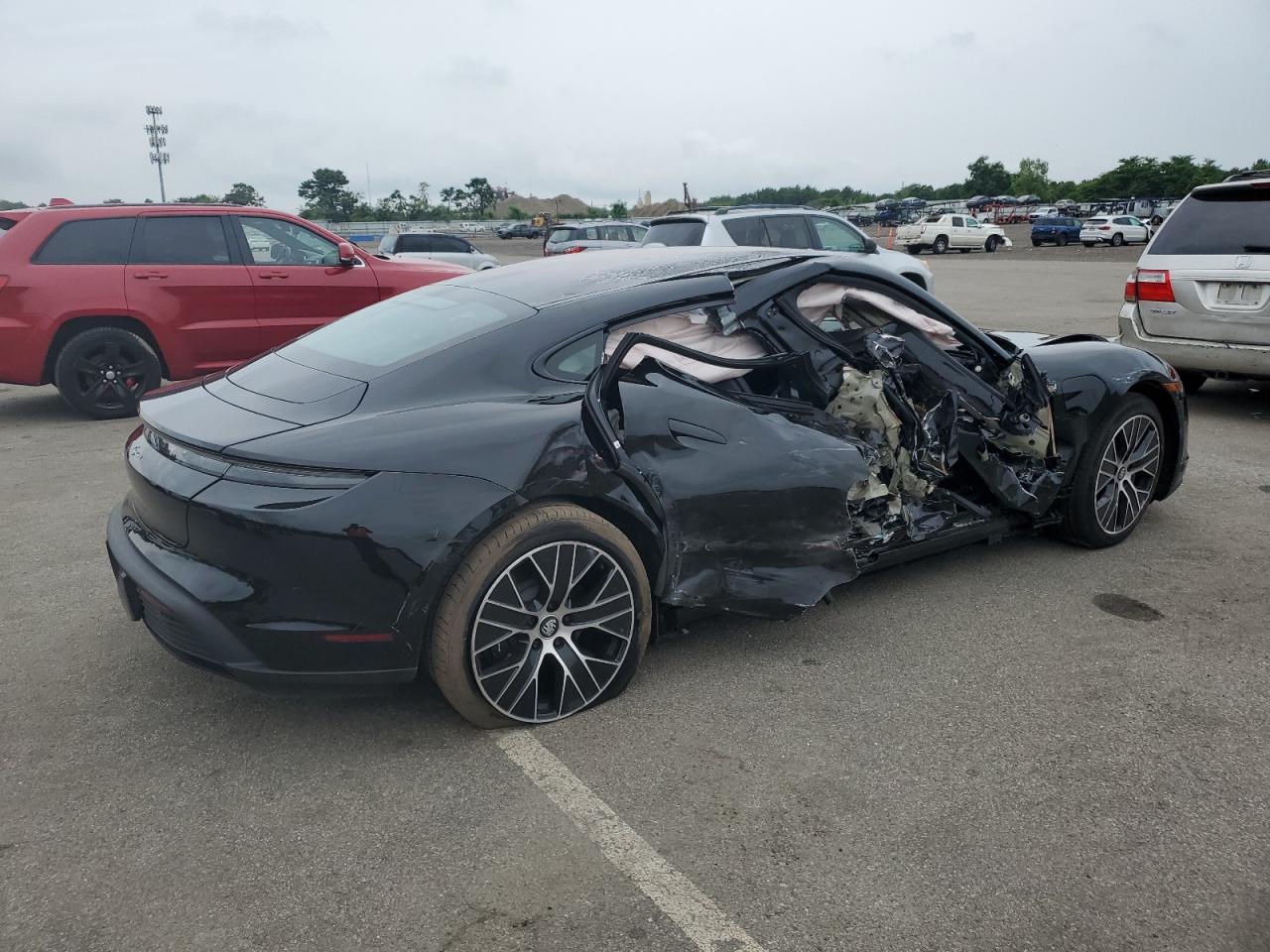 2024 Porsche Taycan VIN WP0AA2Y11RSA12298 Copart auction photo, side / all over damage thumbnail 3