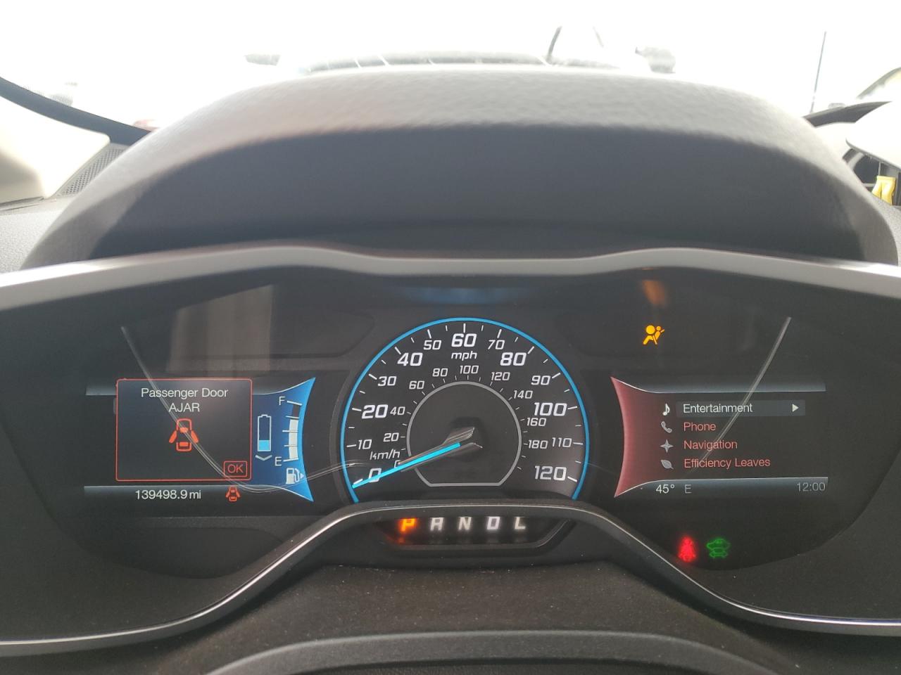 2014 Ford C-MAX VIN 1FADP5BU8EL501837 Copart auction photo, front end damage thumbnail 9