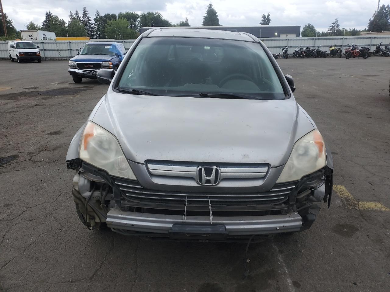 2007 Honda CR-V VIN JHLRE48537C033747 Copart auction photo, front end / side damage thumbnail 5