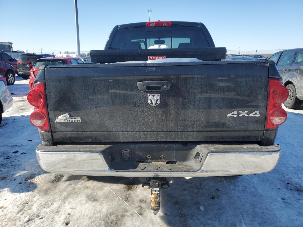 2009 Dodge RAM VIN 3D7KS28TX9G534991 Copart auction photo, front end damage thumbnail 6