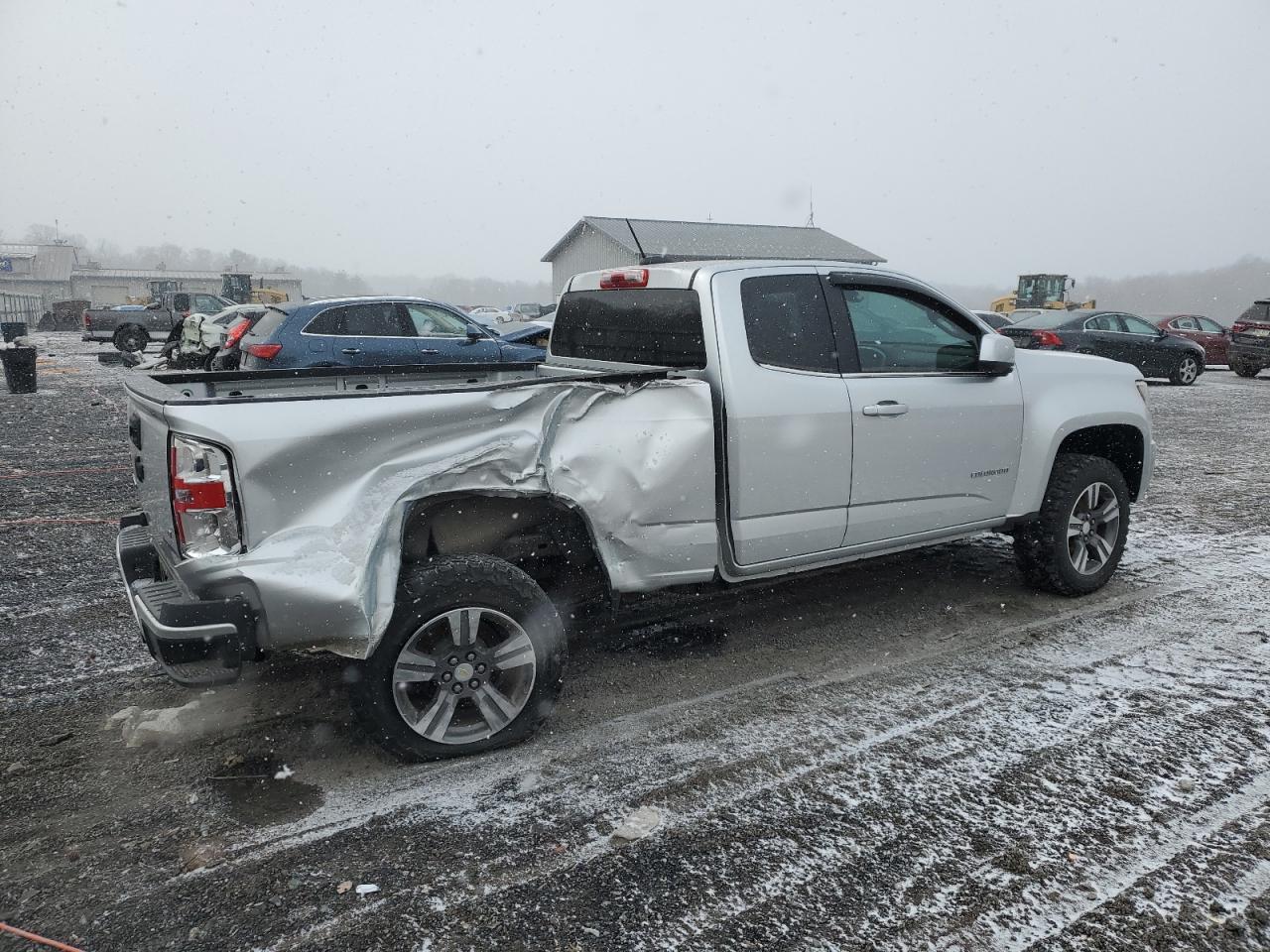 2015 Chevrolet Colorado VIN 1GCHTBEA1F1137474 Copart auction photo, side / undercarriage damage thumbnail 3
