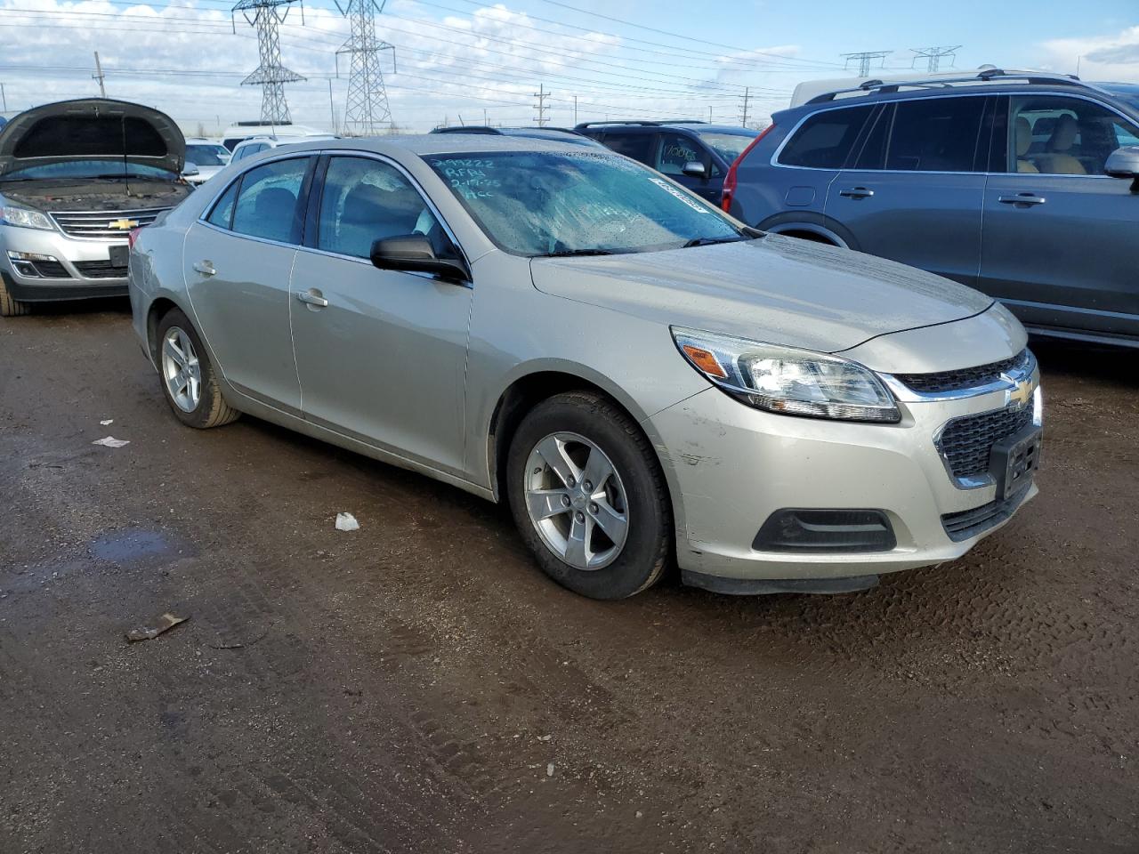 2015 Chevrolet Malibu VIN 1G11B5SL4FF183243 Copart auction photo, side / minor dent/scratches damage thumbnail 4