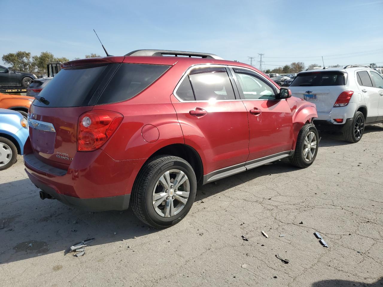 2013 Chevrolet Equinox VIN 2GNALDEK1D6101615 Copart auction photo, front end damage thumbnail 3