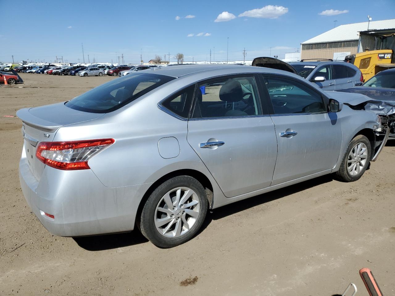 2015 Nissan Sentra VIN 3N1AB7AP5FY330155 Copart auction photo, front end damage thumbnail 3