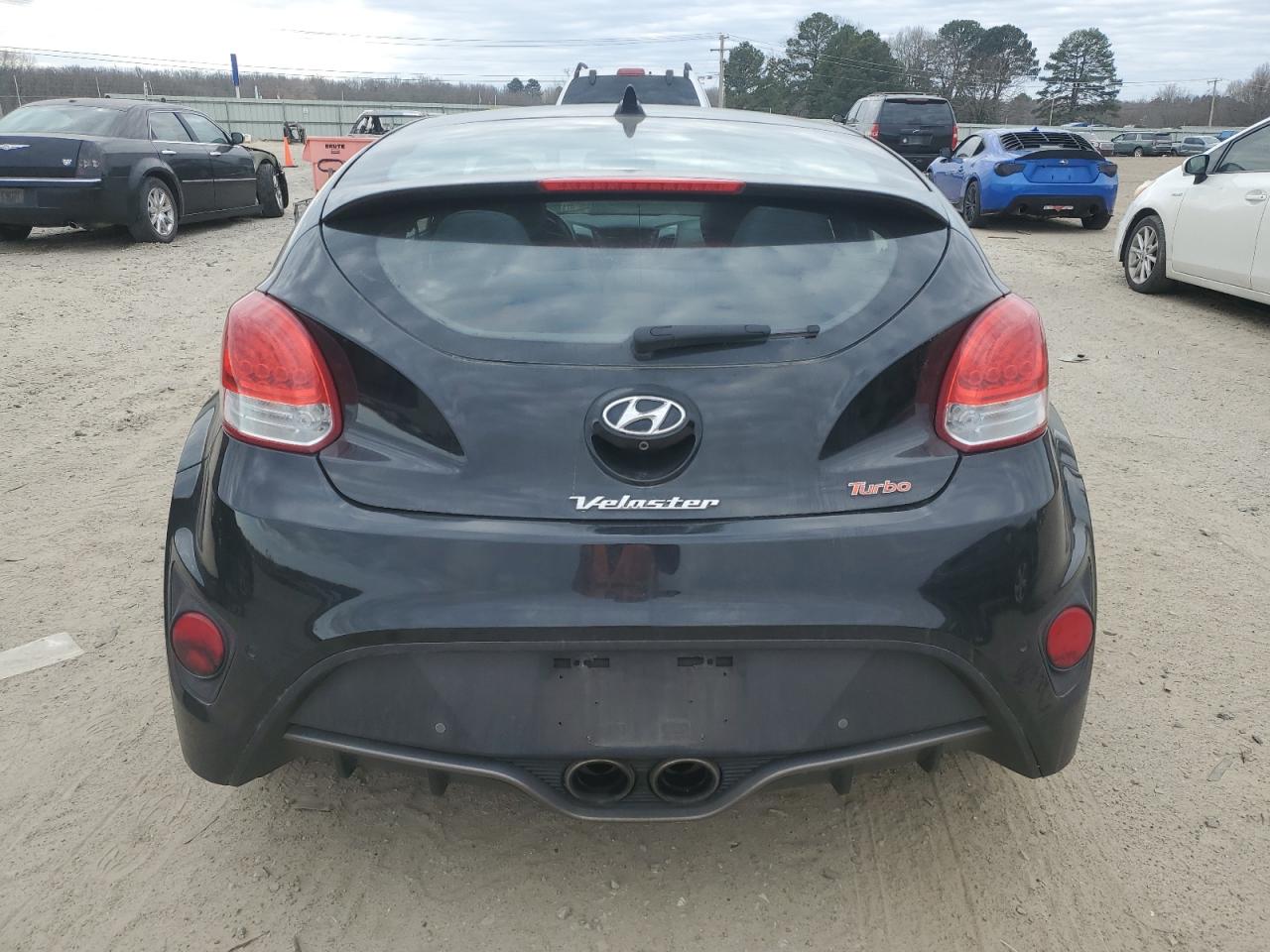 2016 Hyundai Veloster VIN KMHTC6AE9GU278248 Copart auction photo, front end / side damage thumbnail 6