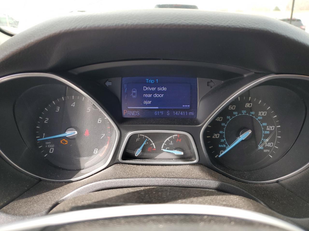 2013 Ford Focus VIN 1FADP3F25DL212233 Copart auction photo, rear end damage thumbnail 9
