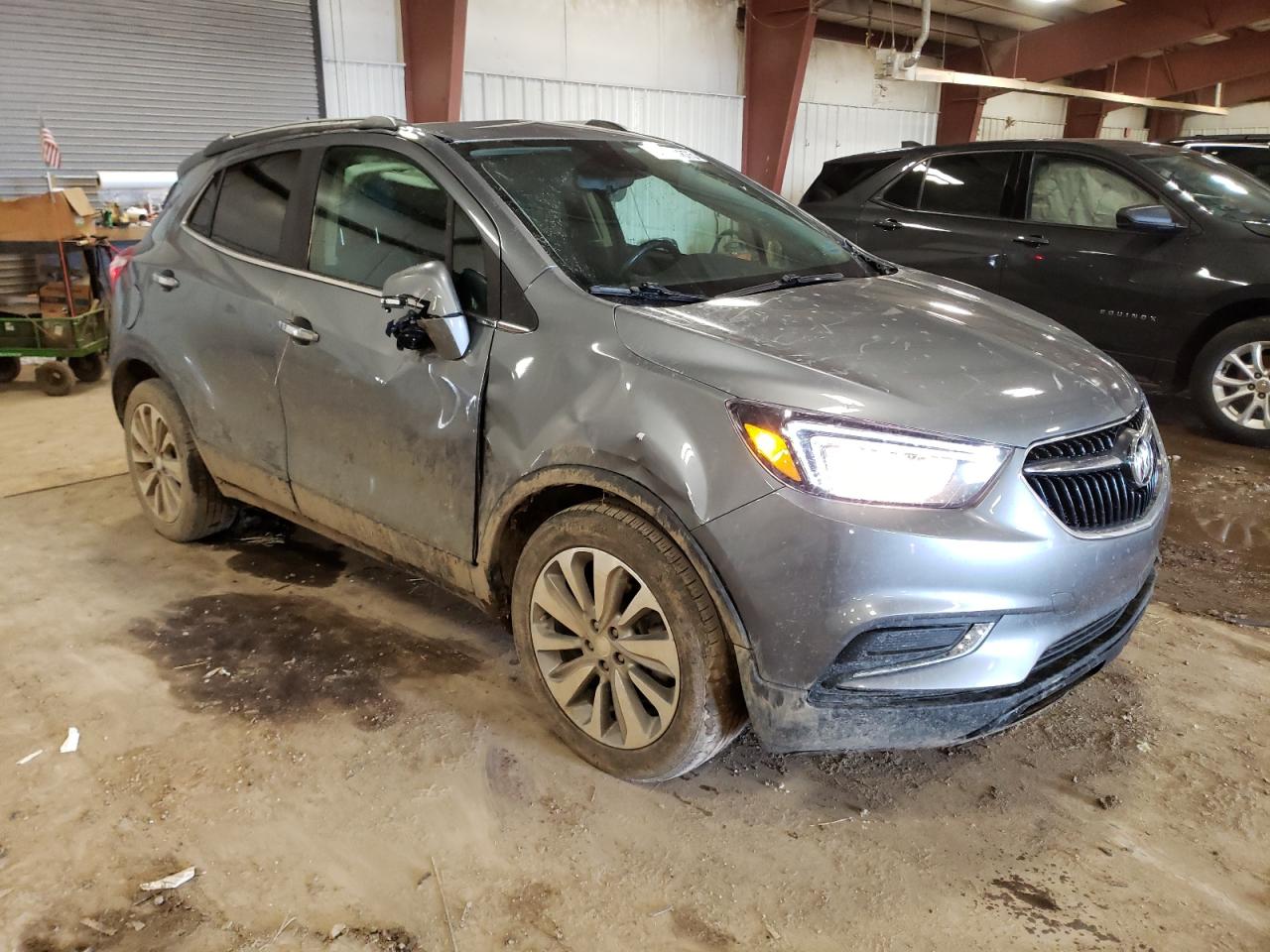 2019 Buick Encore VIN KL4CJASB0KB862571 Copart auction photo, top/roof / side damage thumbnail 4