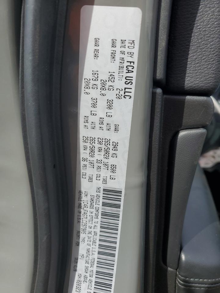 2020 Jeep Grand Cherokee VIN 1C4RJFAG7LC297905 Copart auction photo, front end damage thumbnail 13