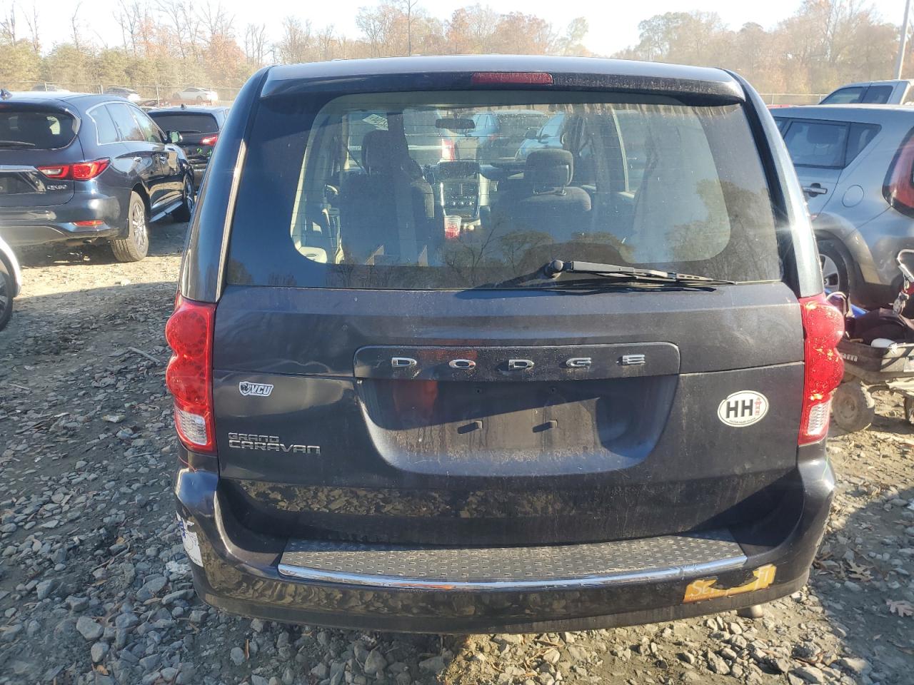 2013 Dodge Caravan VIN 2C4RDGBG4DR768851 Copart auction photo, side damage thumbnail 6