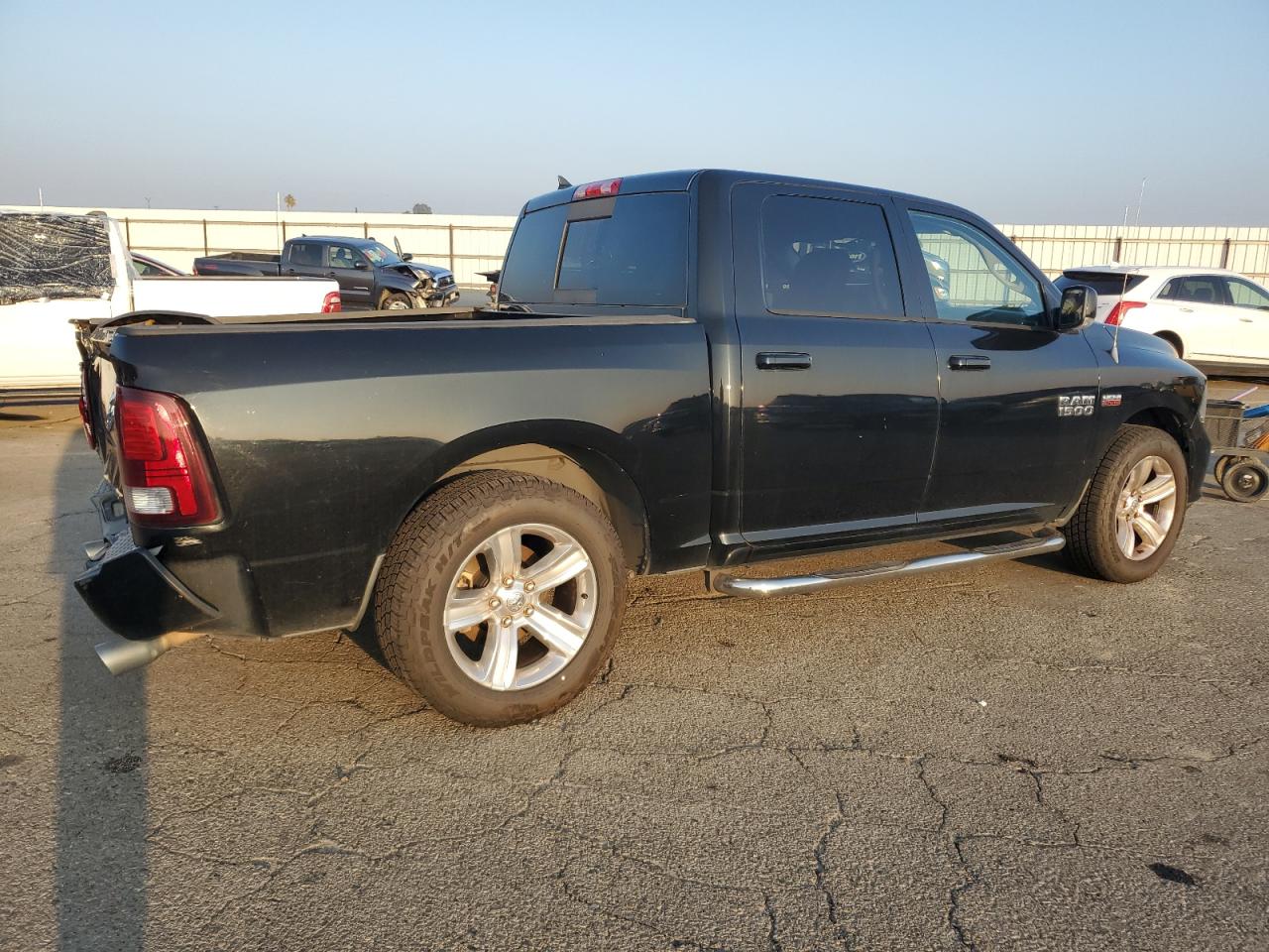 2013 RAM 1500 VIN 1C6RR6MT1DS560132 Copart auction photo, rear end damage thumbnail 3