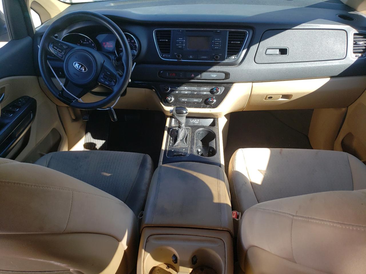 2016 KIA Sedona VIN KNDMB5C15G6087091 Copart auction photo, front end damage thumbnail 8