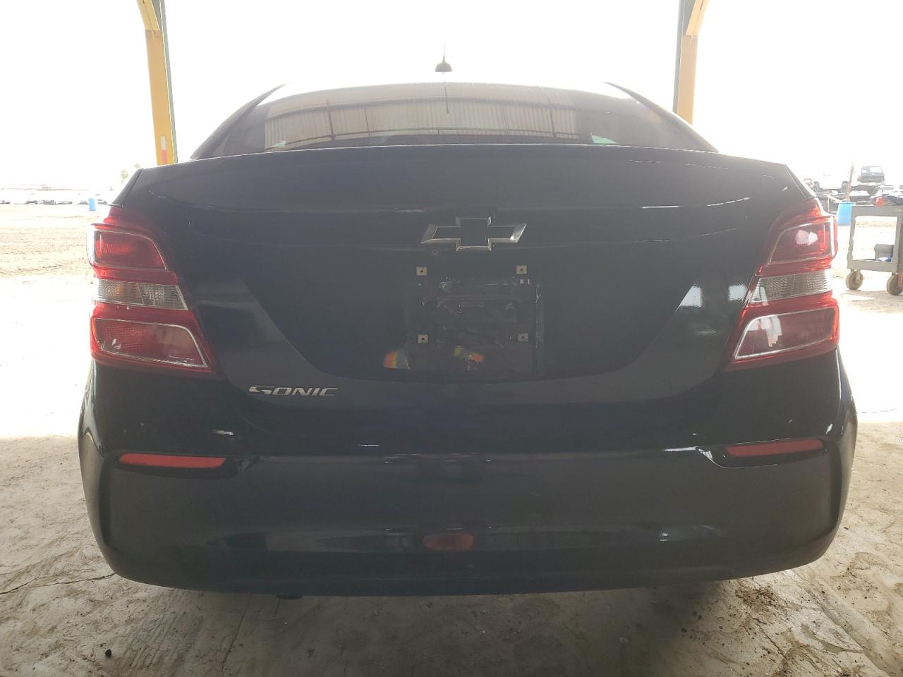 2017 Chevrolet Sonic VIN 1G1JB5SH2H4167794 Copart auction photo, front end / side damage thumbnail 6