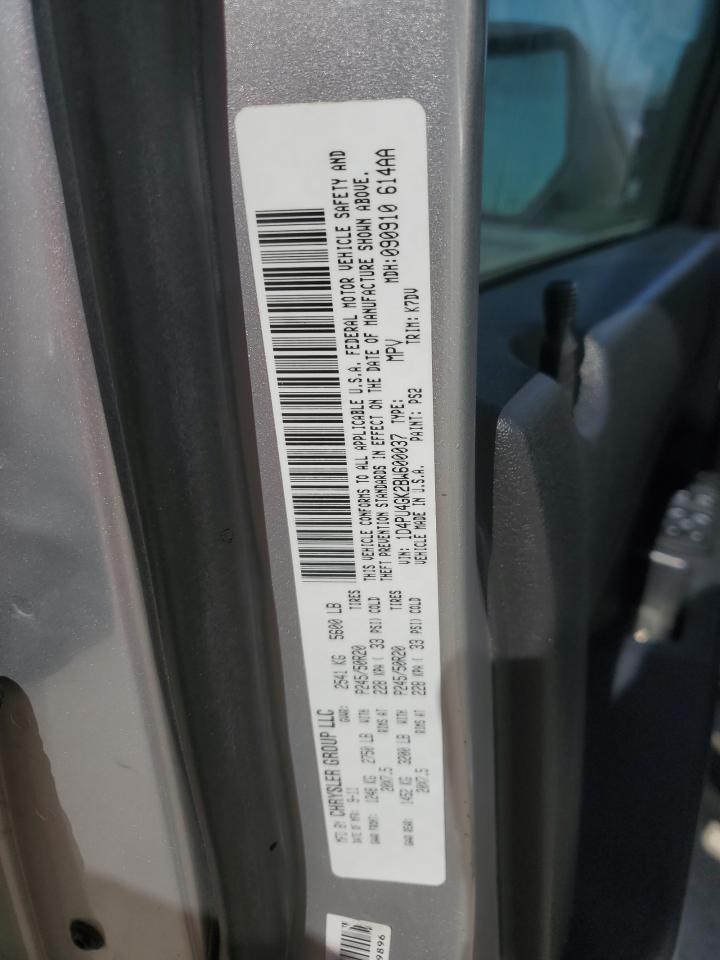 2011 Dodge Nitro VIN 1D4PU4GK2BW600037 Copart auction photo, rear end / minor dent/scratches damage thumbnail 12