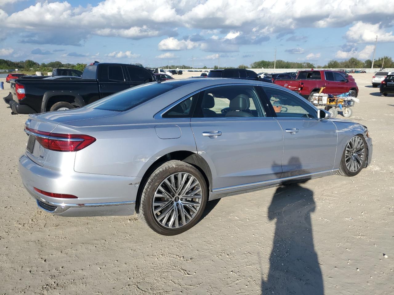 2021 Audi A8 VIN WAU8DAF84MN018145 Copart auction photo, all over damage thumbnail 3
