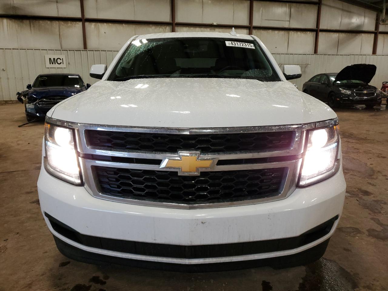 2018 Chevrolet Tahoe VIN 1GNSKBKC6JR356320 Copart auction photo, rear end / side damage thumbnail 5