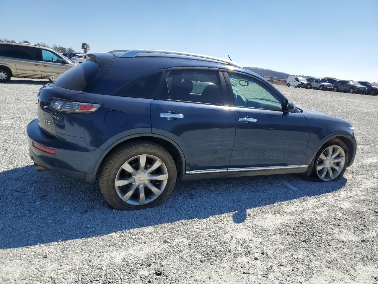 2006 Infiniti FX VIN JNRAS08U96X105111 Copart auction photo, undercarriage damage thumbnail 3